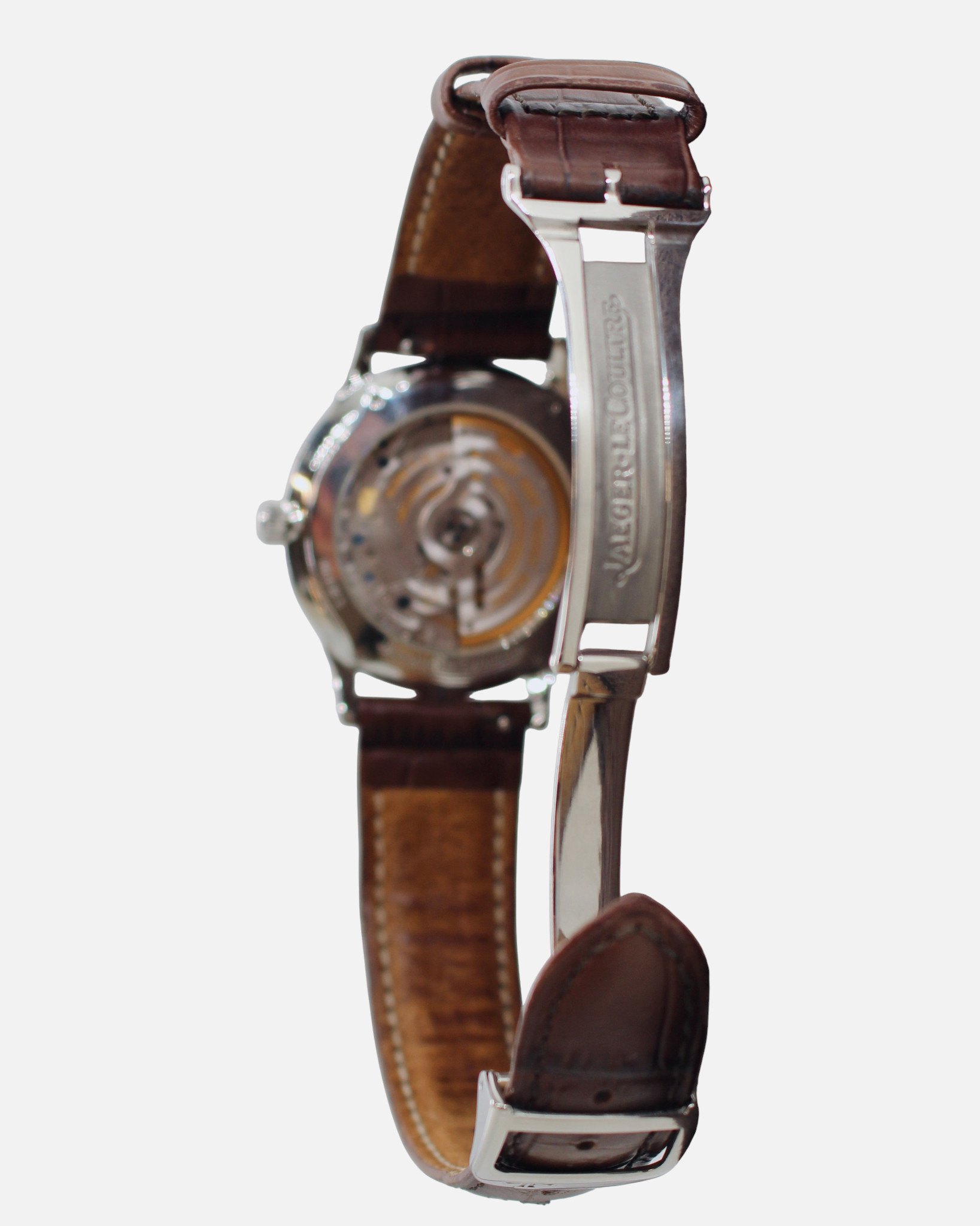 Jaeger-LeCoultre Reserve de Marche Master Control — a refined power-reserve complication with a balanced dial, elegant steel case, and JLC’s 1000 Hours Control in-house movement. Available now at Swiss Watch Club.